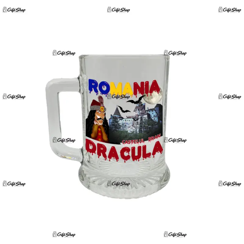 Dracula romania, halba cu mesaj 3